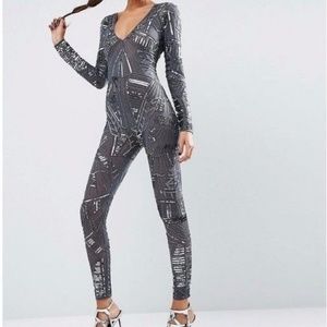 COPY - new ASOS embellished dress jumpsuit 2 us
